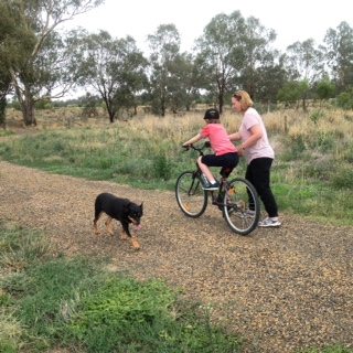 Bike riding