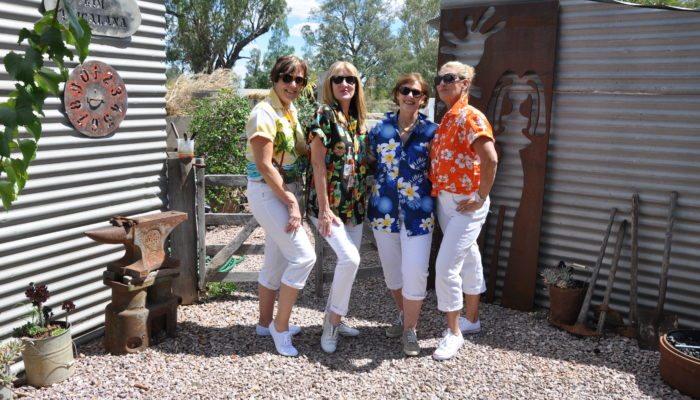 Girragirra guests enjoying dressing up for the Elvis Festival